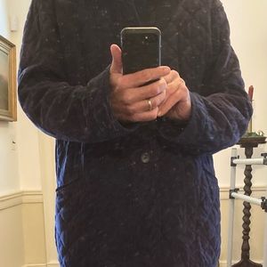 Barbour Country Quilt Coat -XXL - Blue